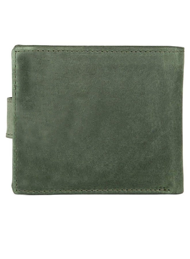 WildHorn Green Leather Men's Wallet, Keychain and Pen Combo Set (GIFTBOXMIX) - Image 4